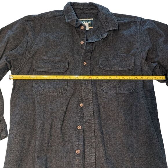 🛍️Field & Stream Button Up Wool Collared Shirt Size Large - Picture 4 of 4